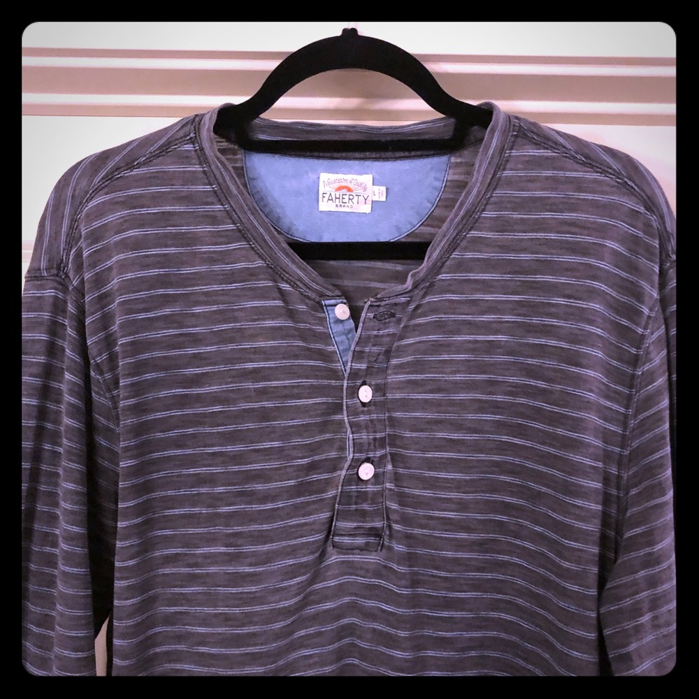 Faherty slub henley